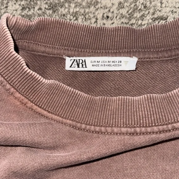 Zara short sleeve rib plush t-shirt - Picture 3 of 3